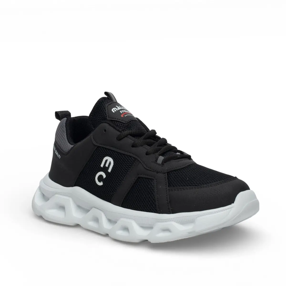 Malcolm Erkek 2370 Anorak Siyah Beyaz