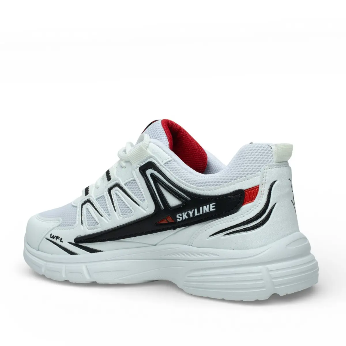 Wanderfull Erkek 4281 Anorak Beyaz Siyah Kırmızı