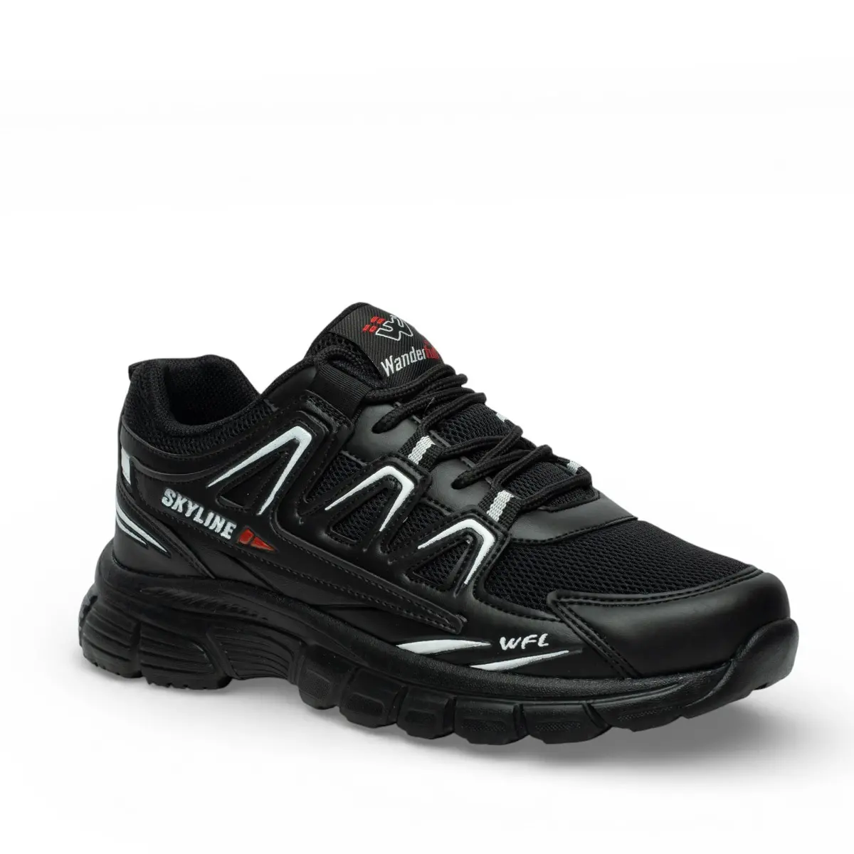 Wanderfull Erkek 4281 Anorak Siyah Beyaz Siyah - Görsel 2