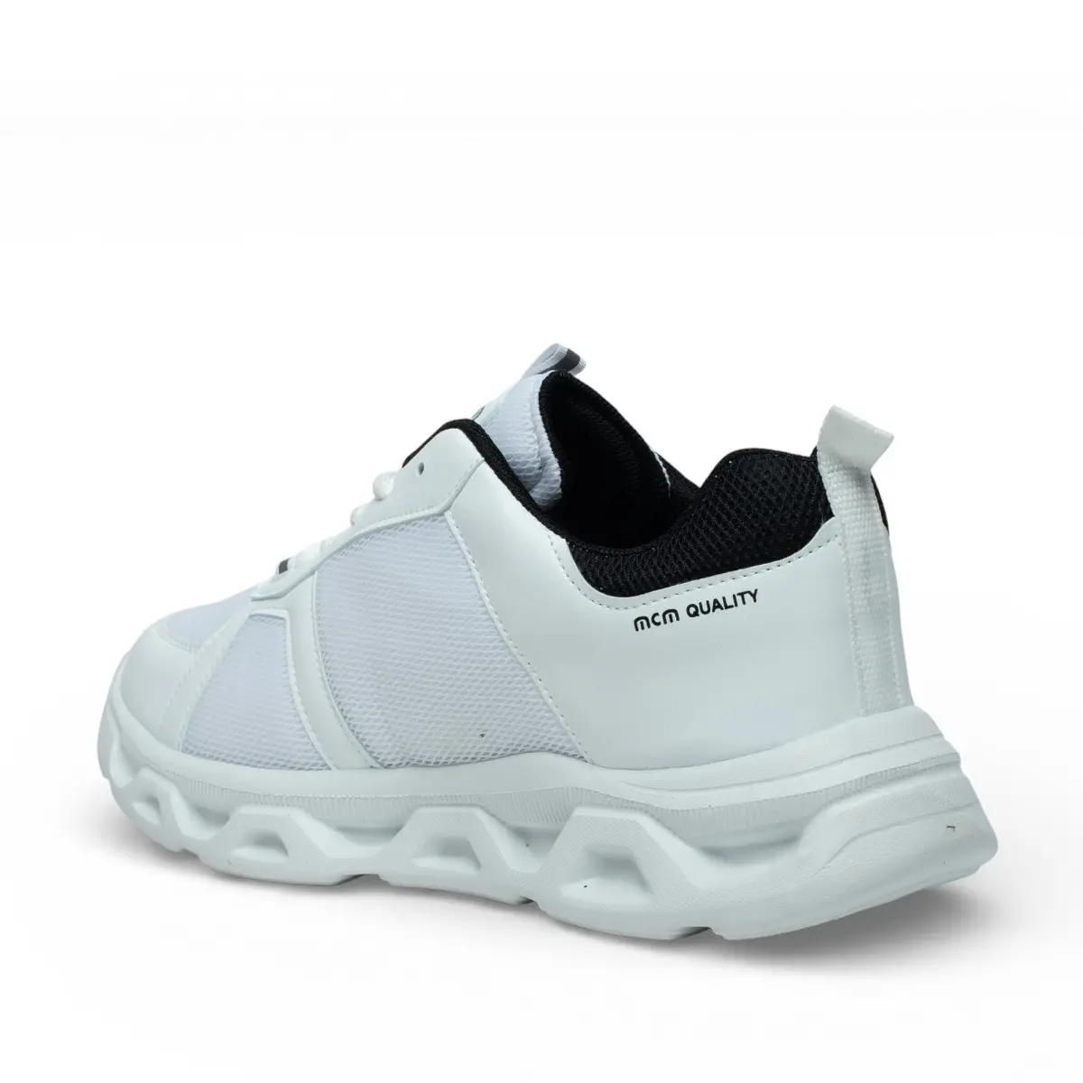 Malcolm Erkek 2370 Anorak Beyaz Siyah - Görsel 3