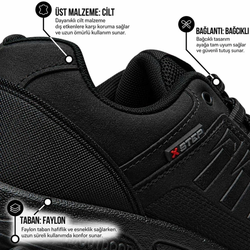 XStep Erkek X5 Trekking Siyah - Görsel 4