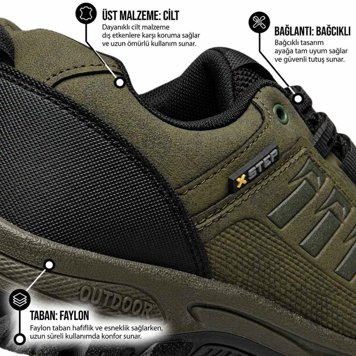 XStep Erkek X5 Trekking Haki