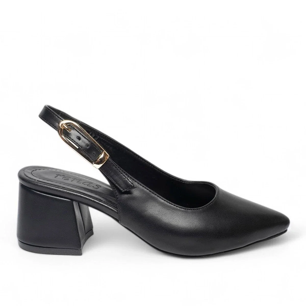 Renas Zenne Topuklu Stiletto 51873 Cilt Siyah