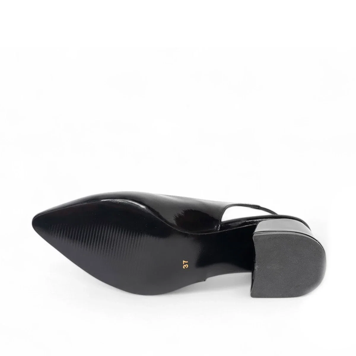 Renas Zenne Topuklu Stiletto 51873 Rugan Siyah