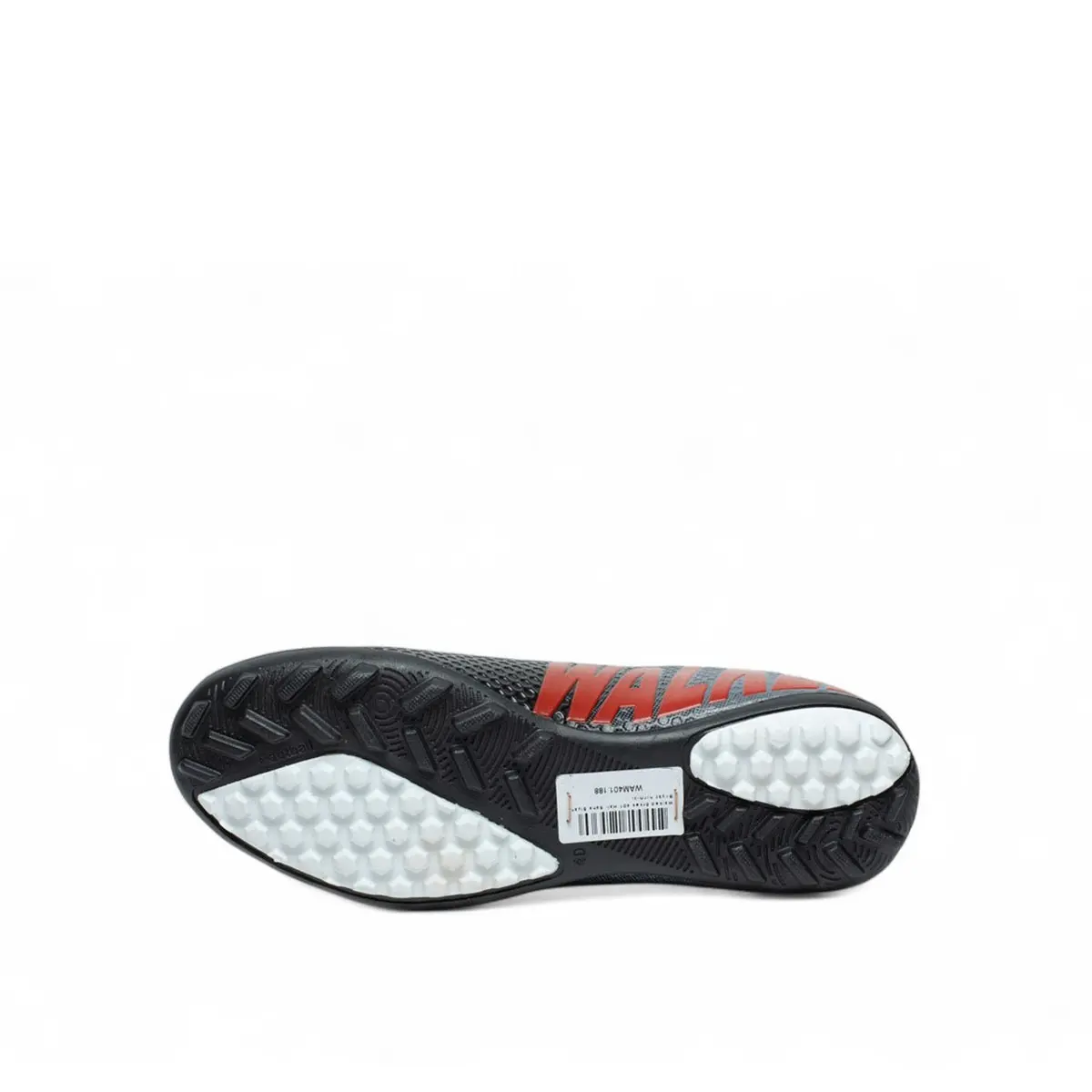 Walked Erkek 401 Halı Saha Siyah Beyaz Kırmızı