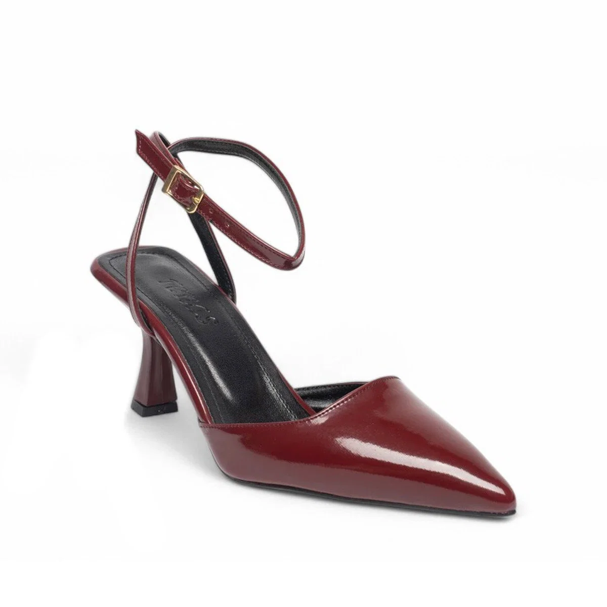 Renas Zenne Topuklu Stiletto 600 Rugan Bordo