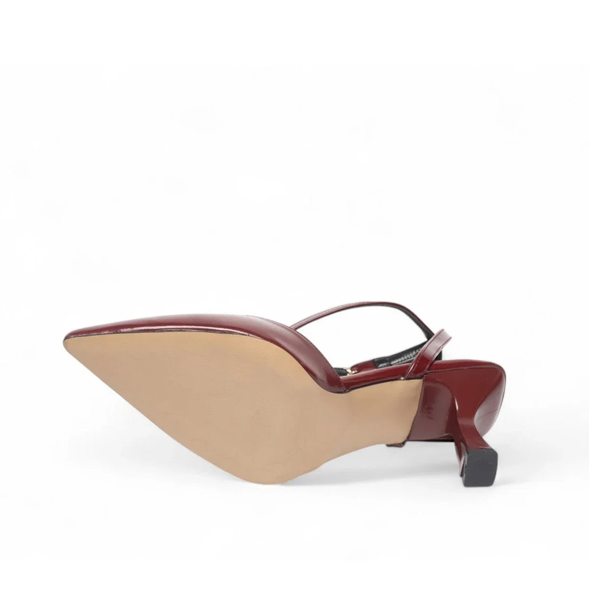 Renas Zenne Topuklu Stiletto 600 Rugan Bordo