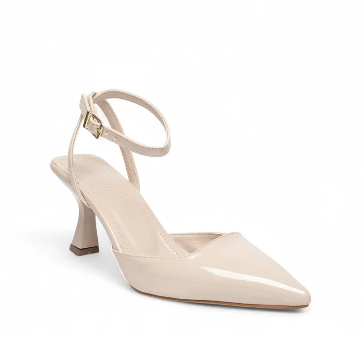 Renas Zenne Topuklu Stiletto 600 Rugan Bej