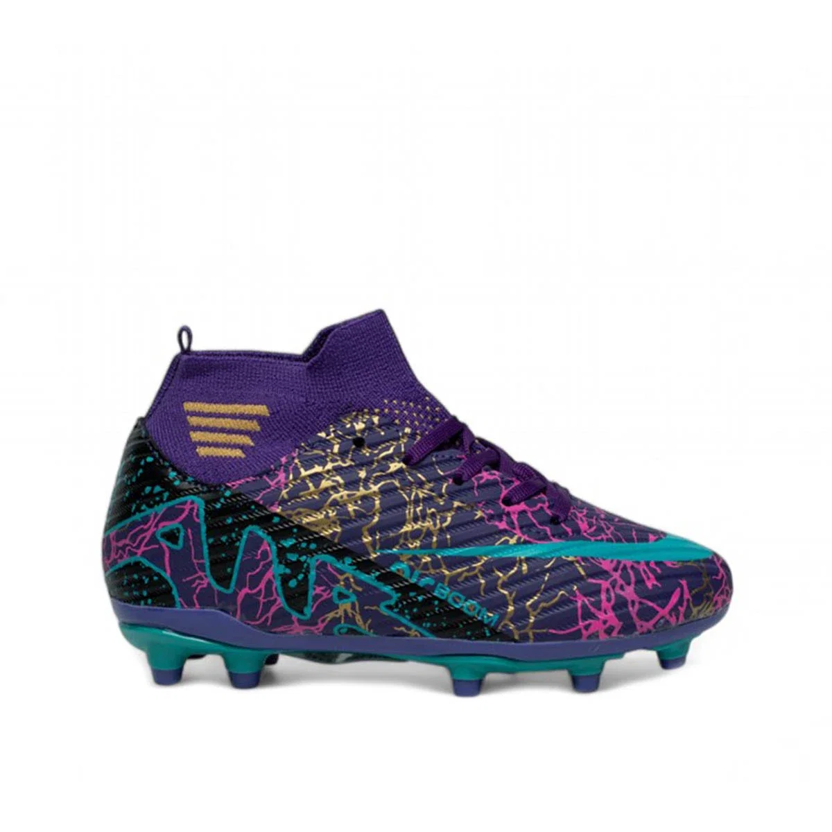 Laliga Filet 565 Krampon Mor Turkuaz Desen