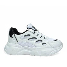 Queen Step Zenne 1001-8 Anorak Beyaz Siyah