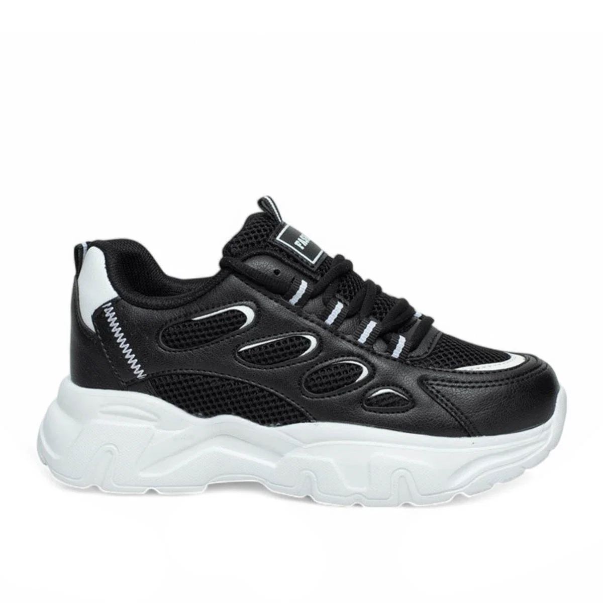 Queen Step Zenne 1001-5 Anorak Siyah Beyaz