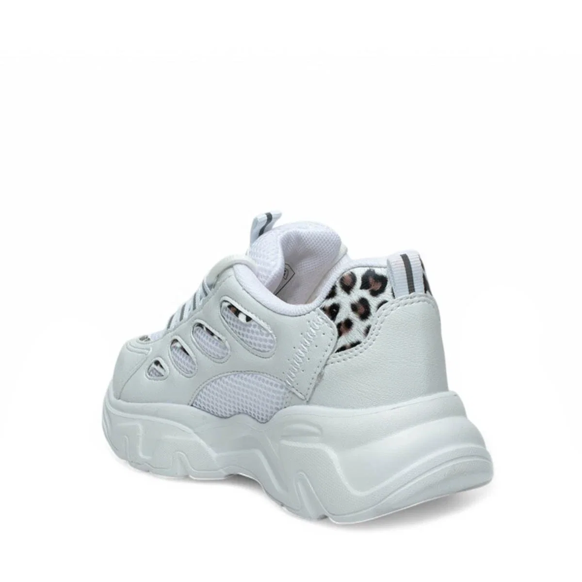 Queen Step Zenne 1001-2 Anorak Beyaz Leopar