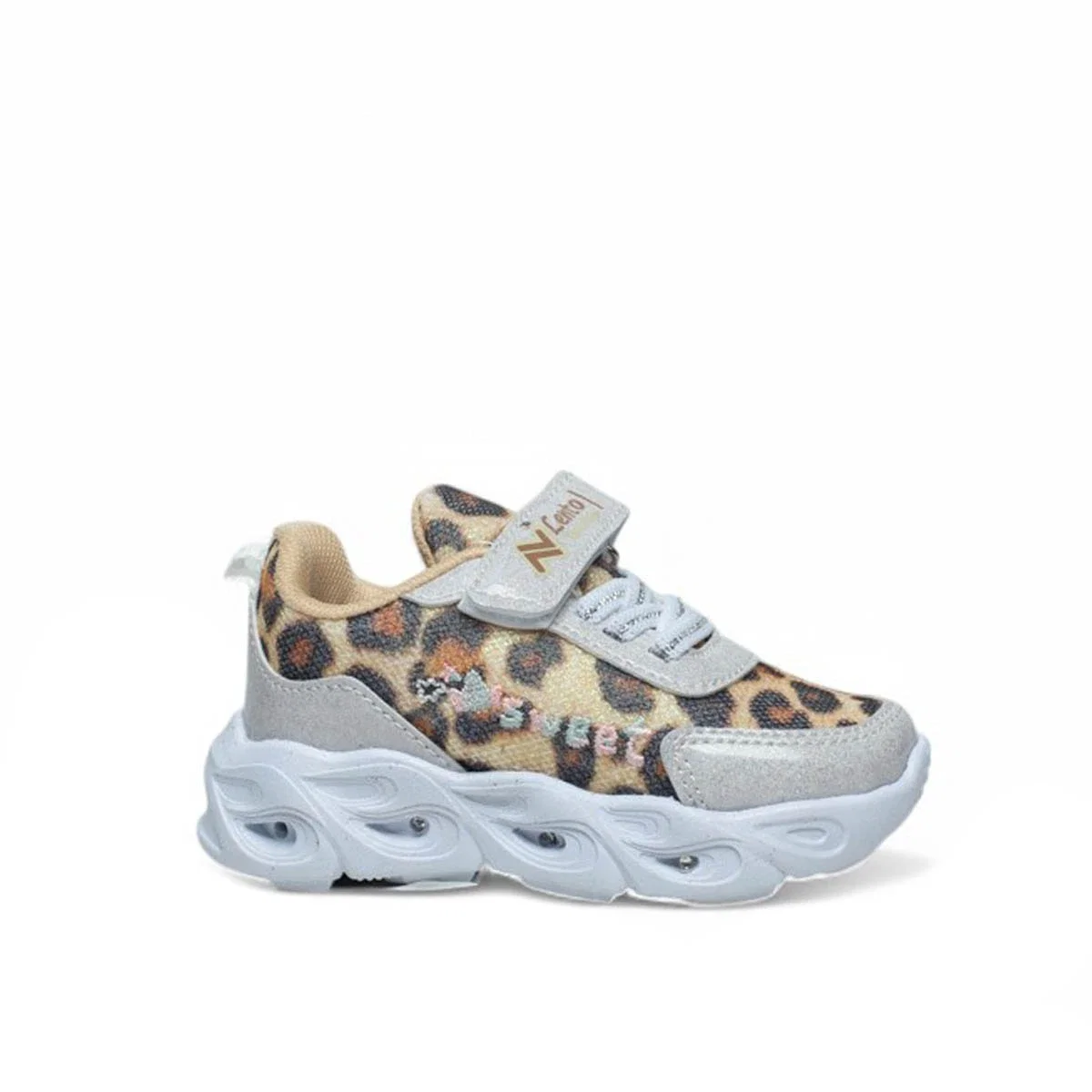 Lento Bebe A39 Anorak Sim Beyaz Leopar