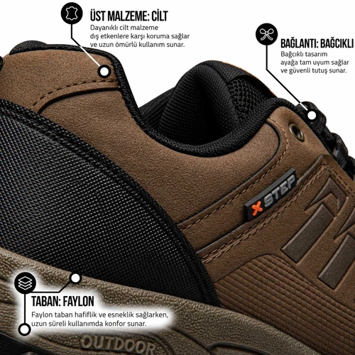 XStep Erkek Battal X5 Trekking Vizon 4547 - Görsel 4