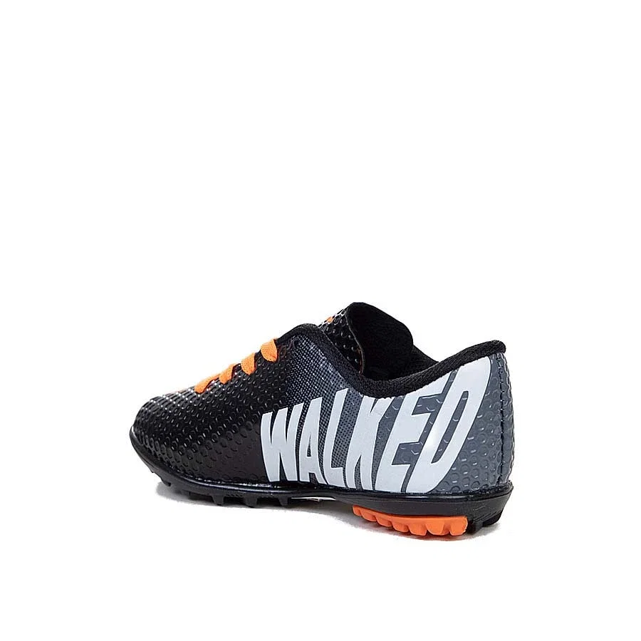 Walked Patik 401 Halı Saha Siyah Turuncu - Görsel 3