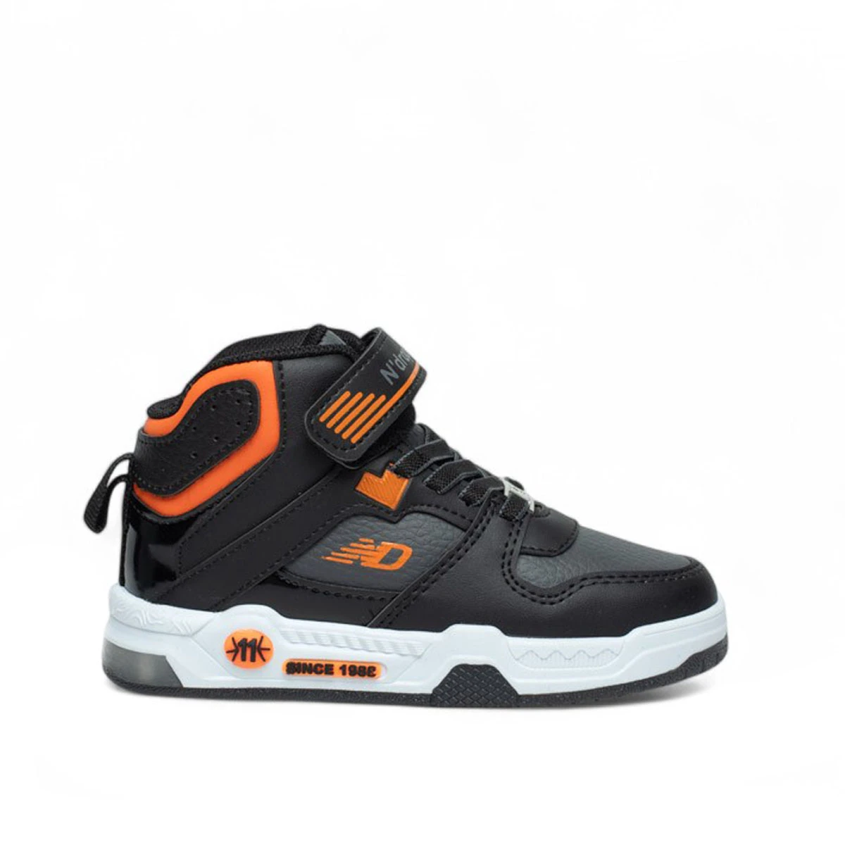 Ndrops Patik Basket 021 Cilt Siyah Oranj