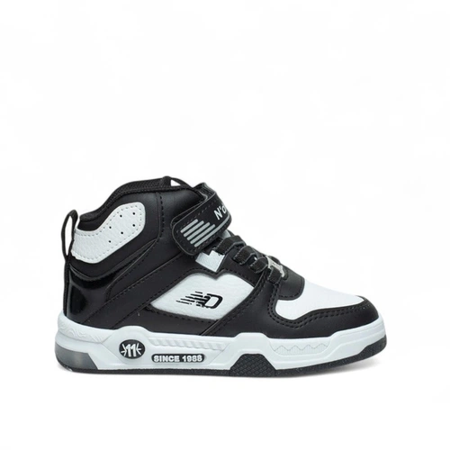 Ndrops Patik Basket 021 Cilt Siyah Beyaz - Görsel 1