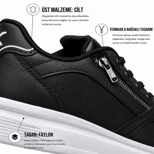 Vhm Sport Zenne 502 Cilt Siyah Beyaz - Görsel 4