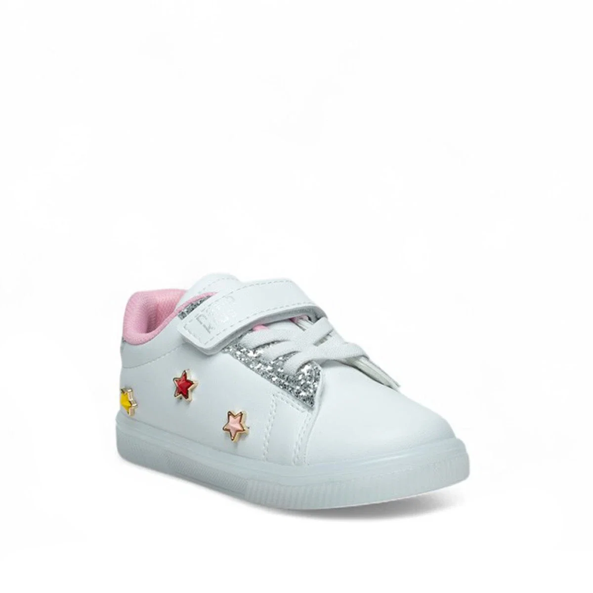 Nano Kids Patik 1893 Cilt Beyaz Gümüş Yıldızlı