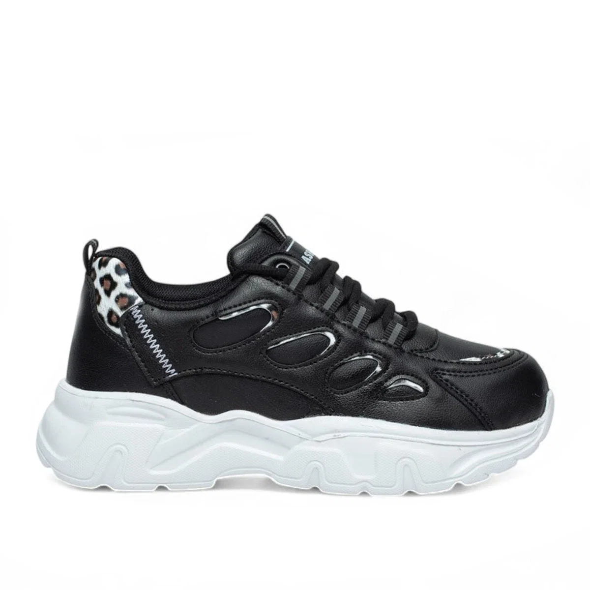 Queen Step Zenne 1001 9 Cilt Siyah Leopar