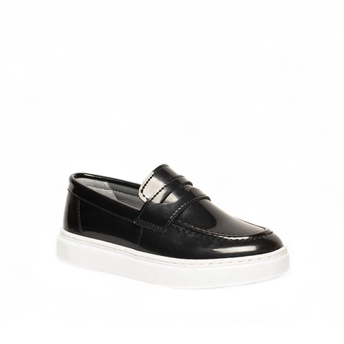 Genel Filet Loafer Ayakkabı 100 Rugan Siyah - Görsel 2