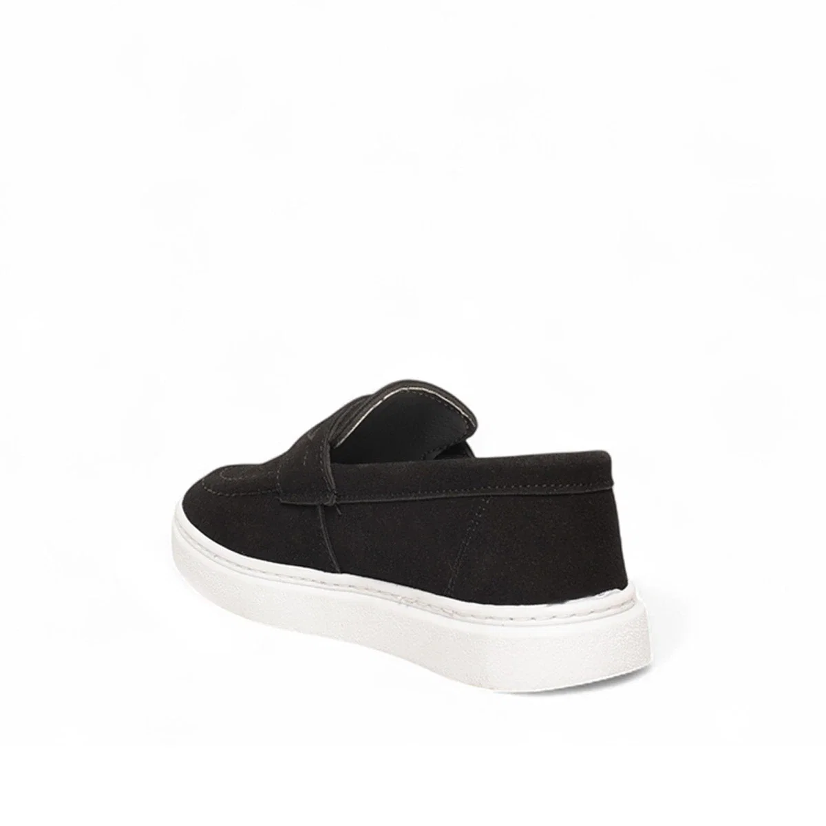 Genel Filet Loafer Ayakkabı 100 Süet Siyah