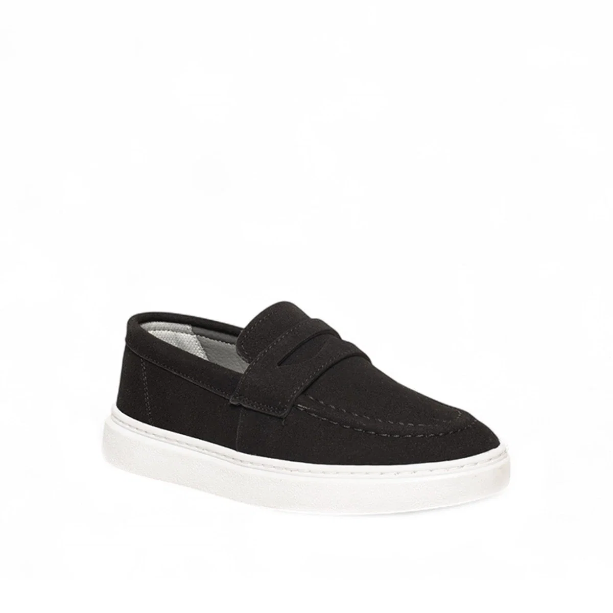 Genel Filet Loafer Ayakkabı 100 Süet Siyah