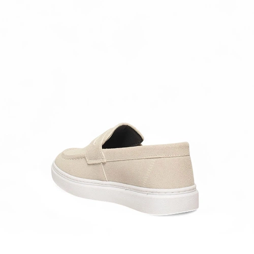 Genel Filet Loafer Ayakkabı 100 Süet Bej - Görsel 3