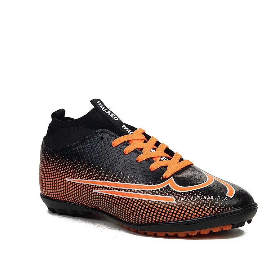 Walked Erkek 437 Halı Saha Siyah Turuncu