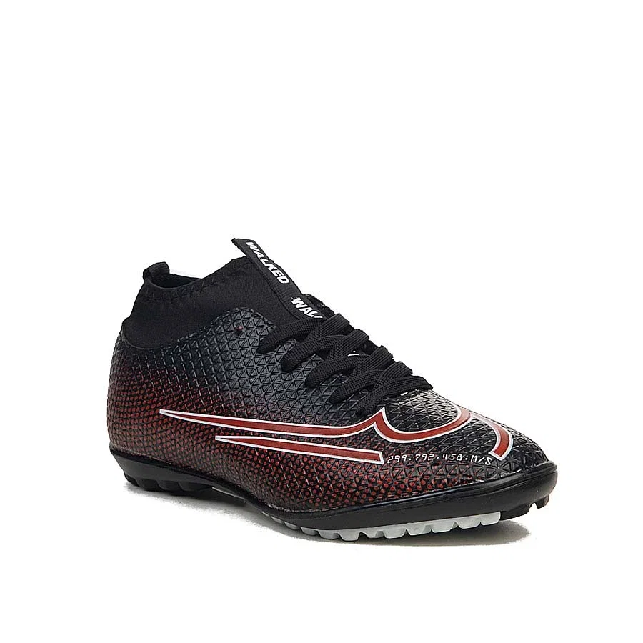 Walked Garson 437 Halı Saha Siyah kırmızı