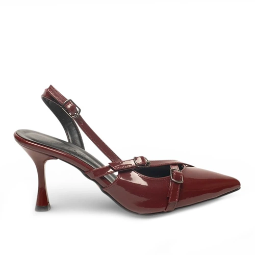 Renas Zenne Stiletto 3001 Rugan Bordo - Görsel 1