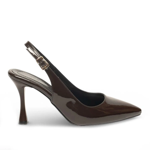 Renas Zenne Stiletto 2193 Rugan Kahve - Görsel 1