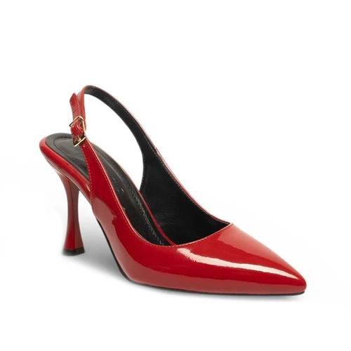 Renas Zenne Stiletto 2193 Rugan Kırmızı - Görsel 2