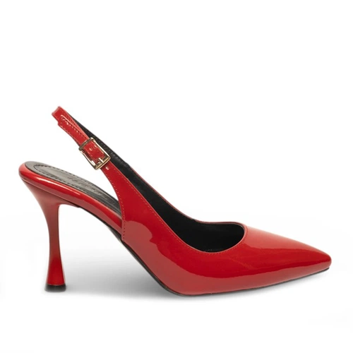 Renas Zenne Stiletto 2193 Rugan Kırmızı - Görsel 1