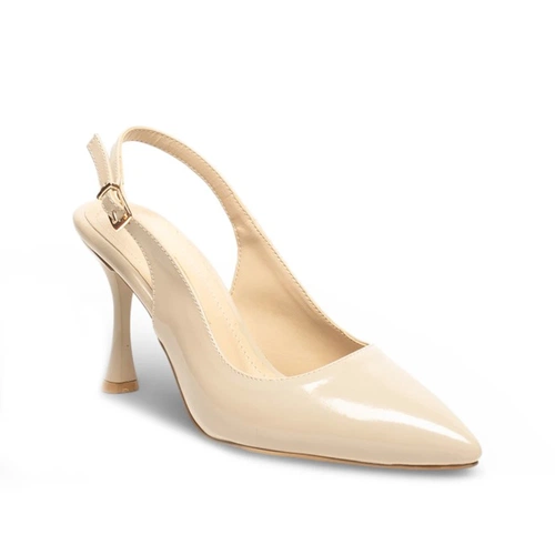 Renas Zenne Stiletto 2193 Rugan Bej - Görsel 2