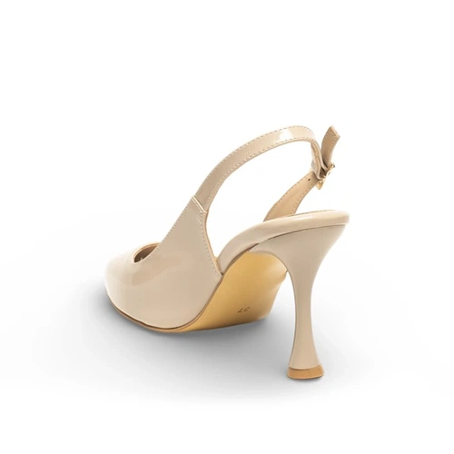 Renas Zenne Stiletto 2193 Rugan Bej - Görsel 3