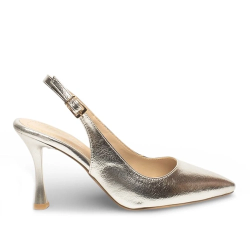 Renas Zenne Stiletto 2193 Metalik Gümüş - Görsel 1