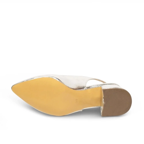 Renas Zenne Topuklu Stiletto 51873 Metalik Gümüş - Görsel 4