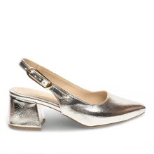 Renas Zenne Topuklu Stiletto 51873 Metalik Gümüş