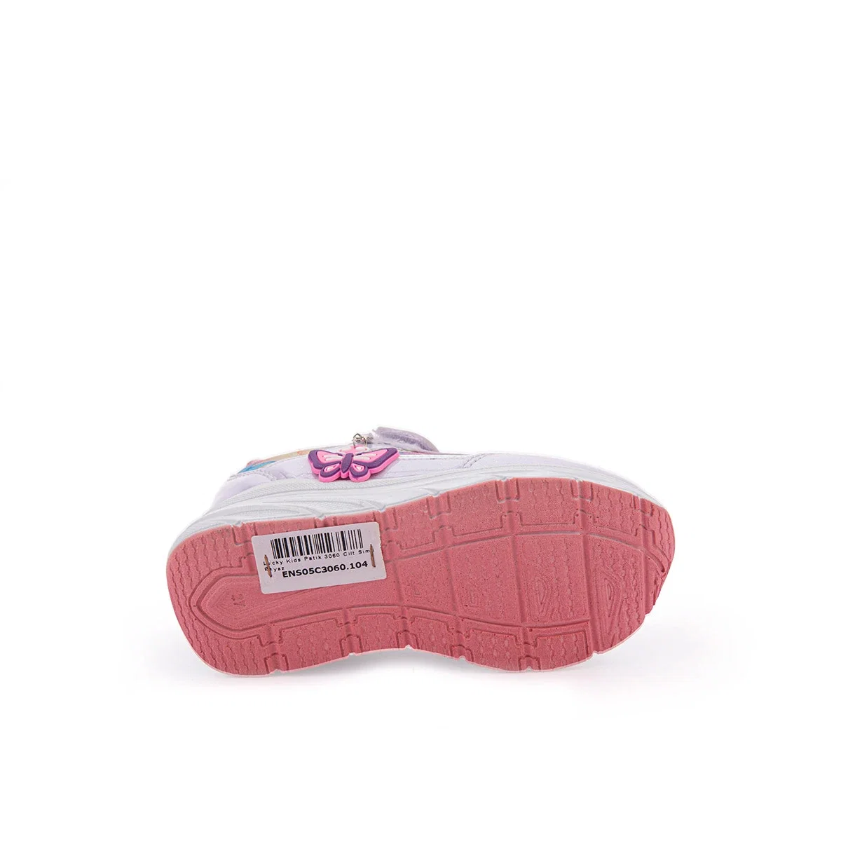 Lucky Kids Patik 3060 Cilt Simli Beyaz