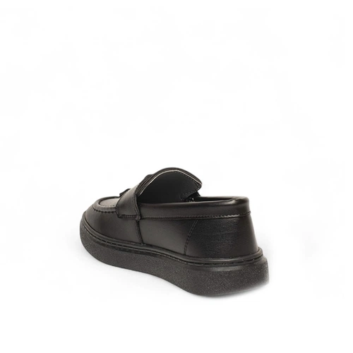 Genel Patik Loafer Ayakkabı 101p Cilt Siyah - Görsel 3