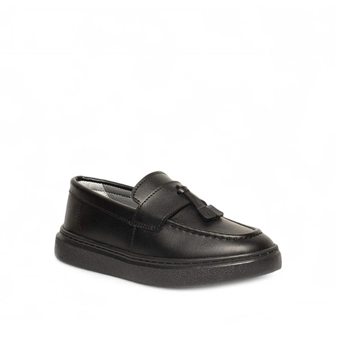 Genel Patik Loafer Ayakkabı 101p Cilt Siyah - Görsel 2