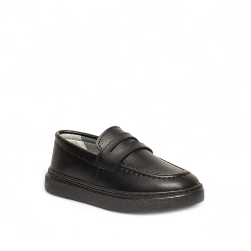 Genel Patik Loafer Ayakkabı 100p Cilt Siyah - Görsel 2