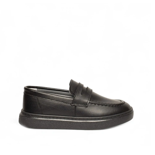 Genel Patik Loafer Ayakkabı 100p Cilt Siyah - Görsel 1