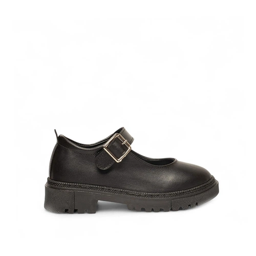 Genel Bebe Loafer Ayakkabı 202b Cilt Siyah - Görsel 1