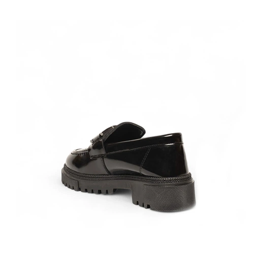 Genel Bebe Loafer Ayakkabı 200b Rugan Siyah - Görsel 3