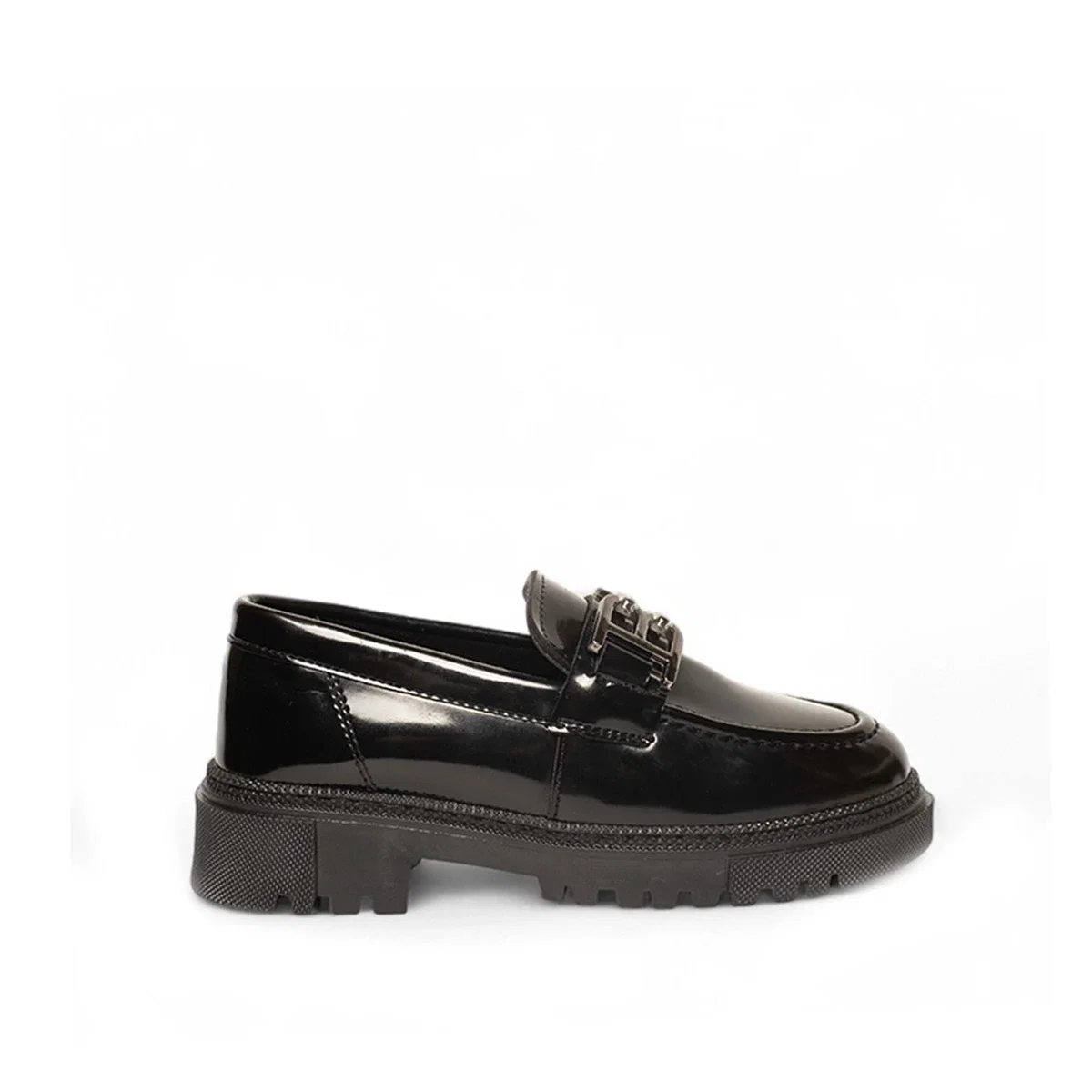 Genel Bebe Loafer Ayakkabı 200b Rugan Siyah