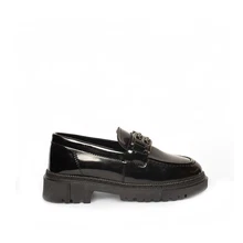 Genel Bebe Loafer Ayakkabı 200b Rugan Siyah