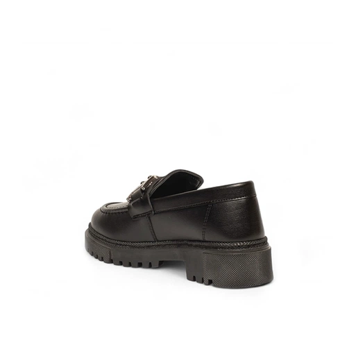 Genel Bebe Loafer Ayakkabı 200b Cilt Siyah - Görsel 3