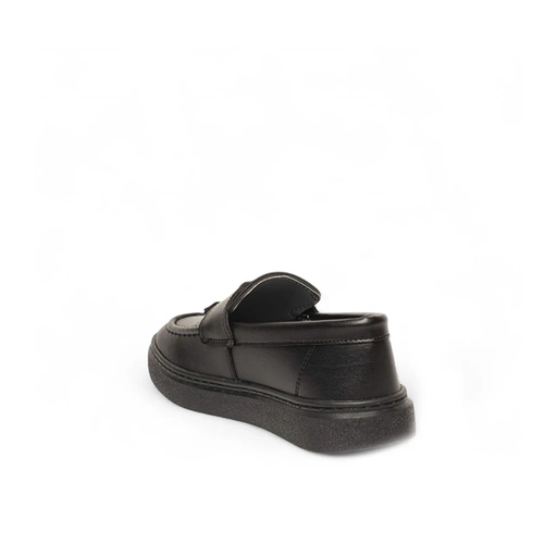 Genel Bebe Loafer Ayakkabı 101b Cilt Siyah - Görsel 3